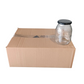 Caixa com 12 Frascos de Vidro de Favos, 1kg/750ml TO77