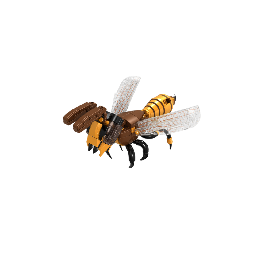 Abelha vista frontal