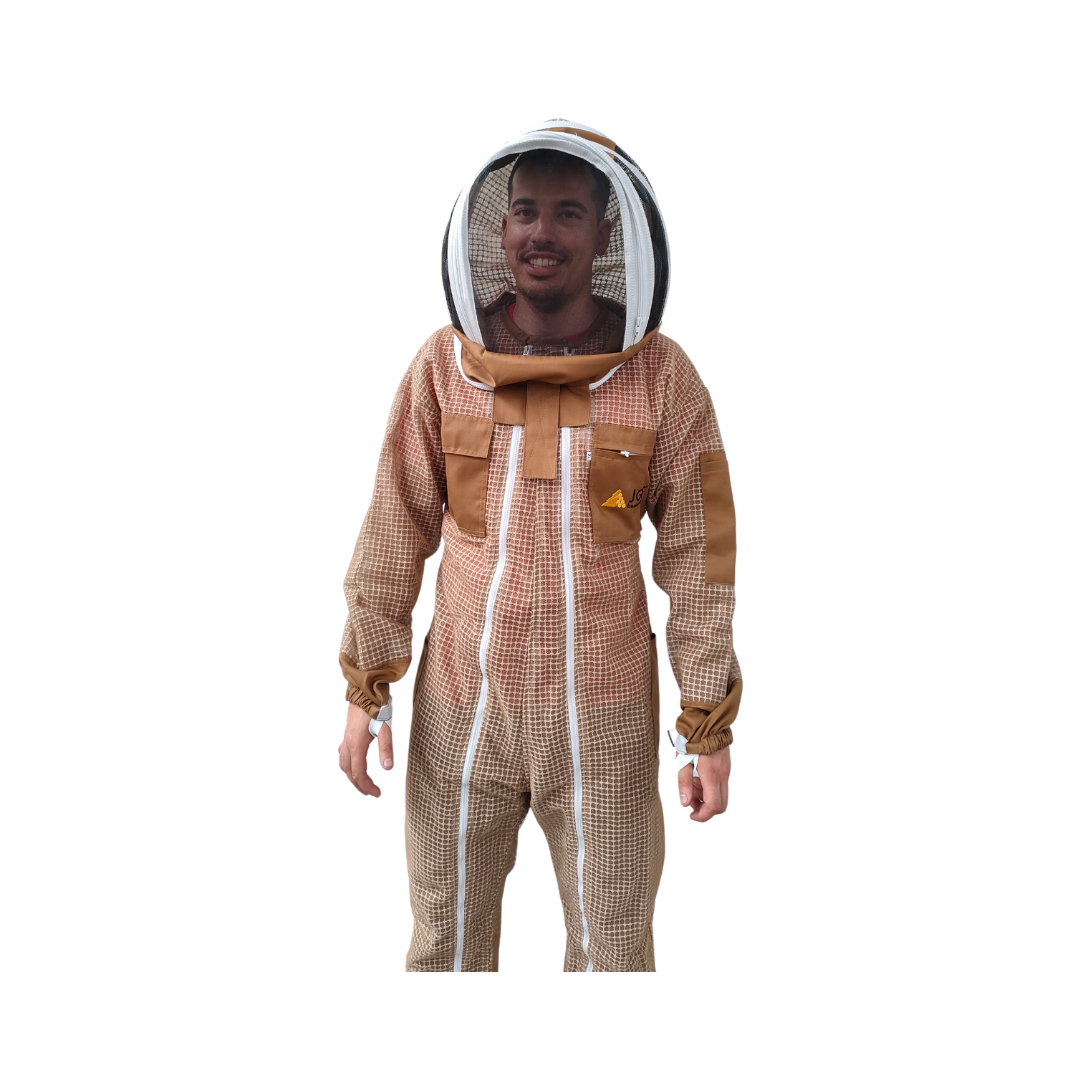 Vista frontal do Fato de Apicultor JGS