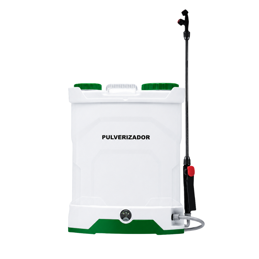 Vista frontal do Pulverizador a bateria 16 L
