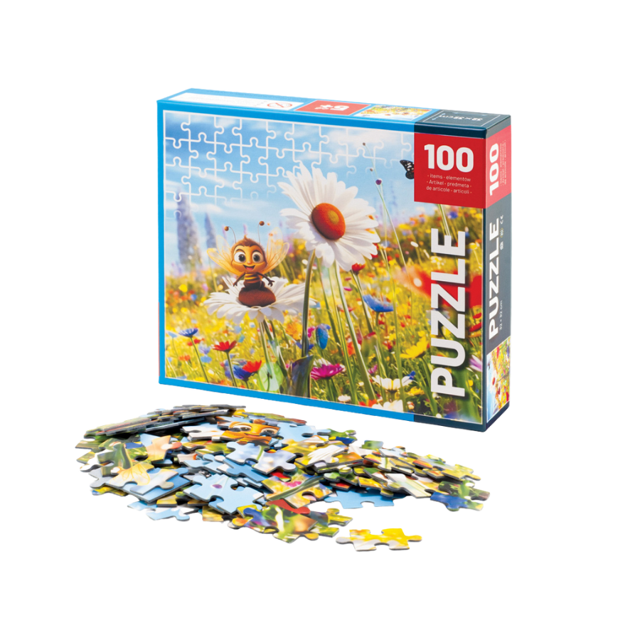 Vista caixa e peças