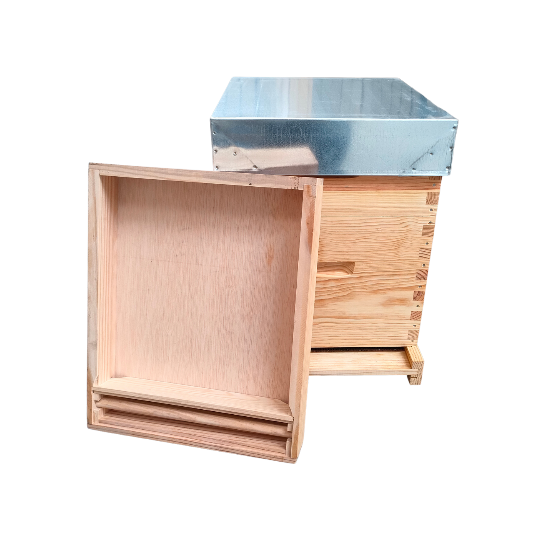 Colmeia Dadant Malhete com Alimentador em Madeira