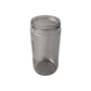 Frasco de vidro liso, 1kg