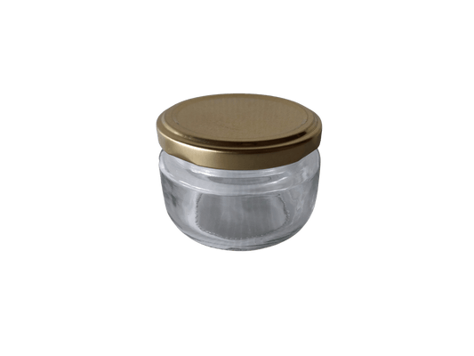Frasco de vidro natura 138ml