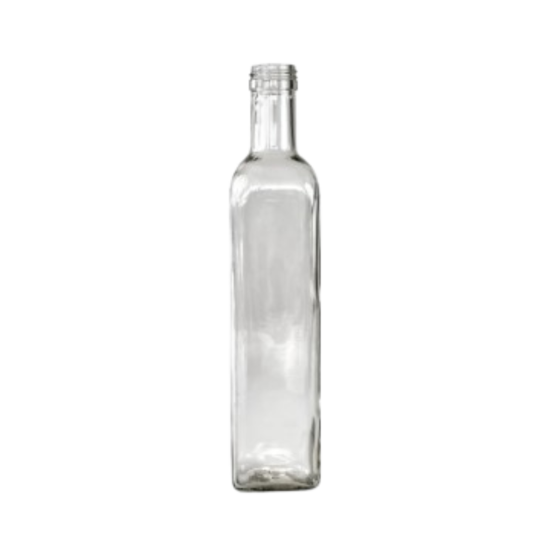 Garrafa para licor quadrada 500ml