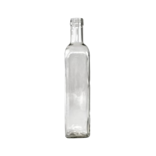 Garrafa para licor quadrada 500ml