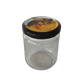 Frasco de vidro JGS 1/4 kg TO63 com tampa abelha - frontal
