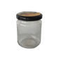 Frasco de vidro JGS 1/4 kg TO63 com tampa abelha - lateral
