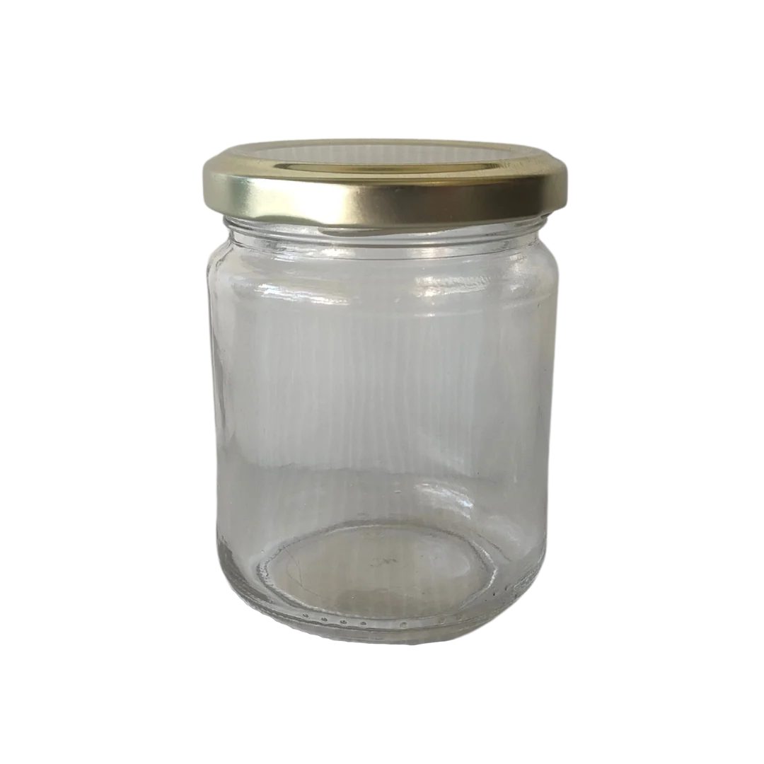 Frasco de Vidro Liso 1/4kg TO63