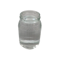Frasco de vidro com relevo de favos JGS 380 ml TO66 – vista lateral