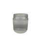 Frasco de vidro liso JGS 1/2kg Frontal