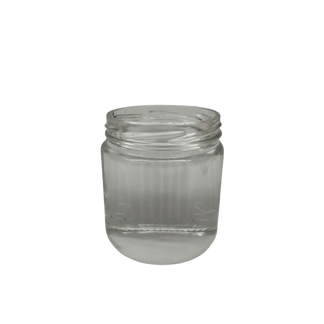 Frasco de vidro liso JGS 1/2kg Frontal