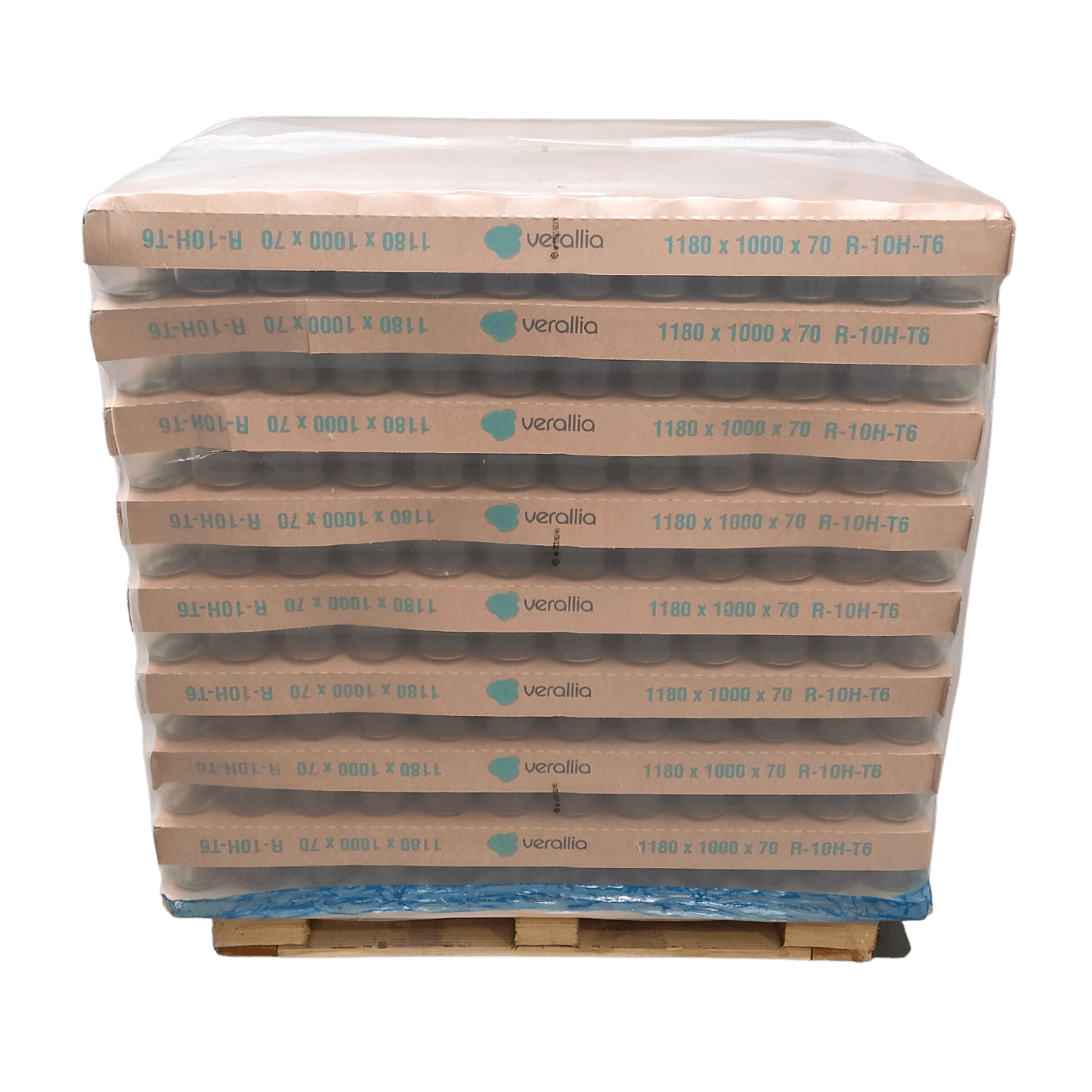 Palete de 1016 frascos de vidro de favos 1kg com tampa TO77
