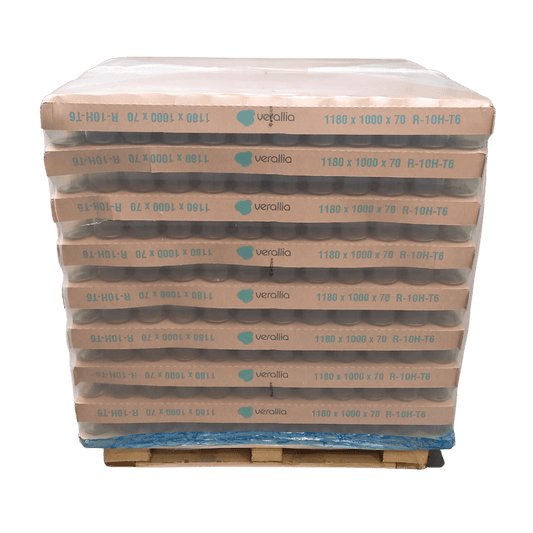 Palete de 1016 frascos de vidro de favos 1kg com tampa TO77