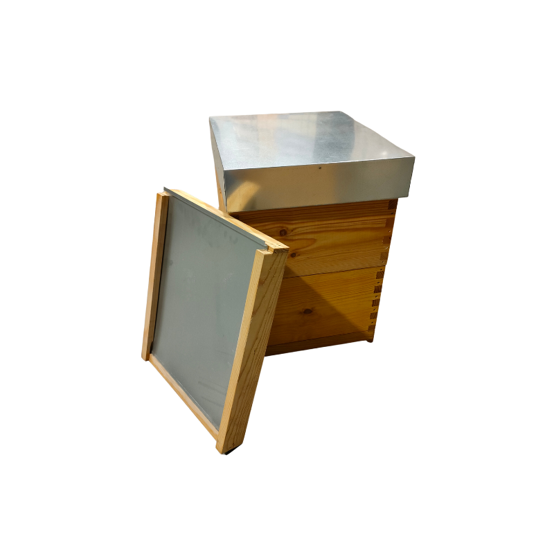 Colmeia Langstroth Malhete com Estrado Sanitário