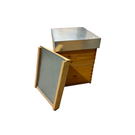 Colmeia Langstroth Malhete com Estrado Sanitário