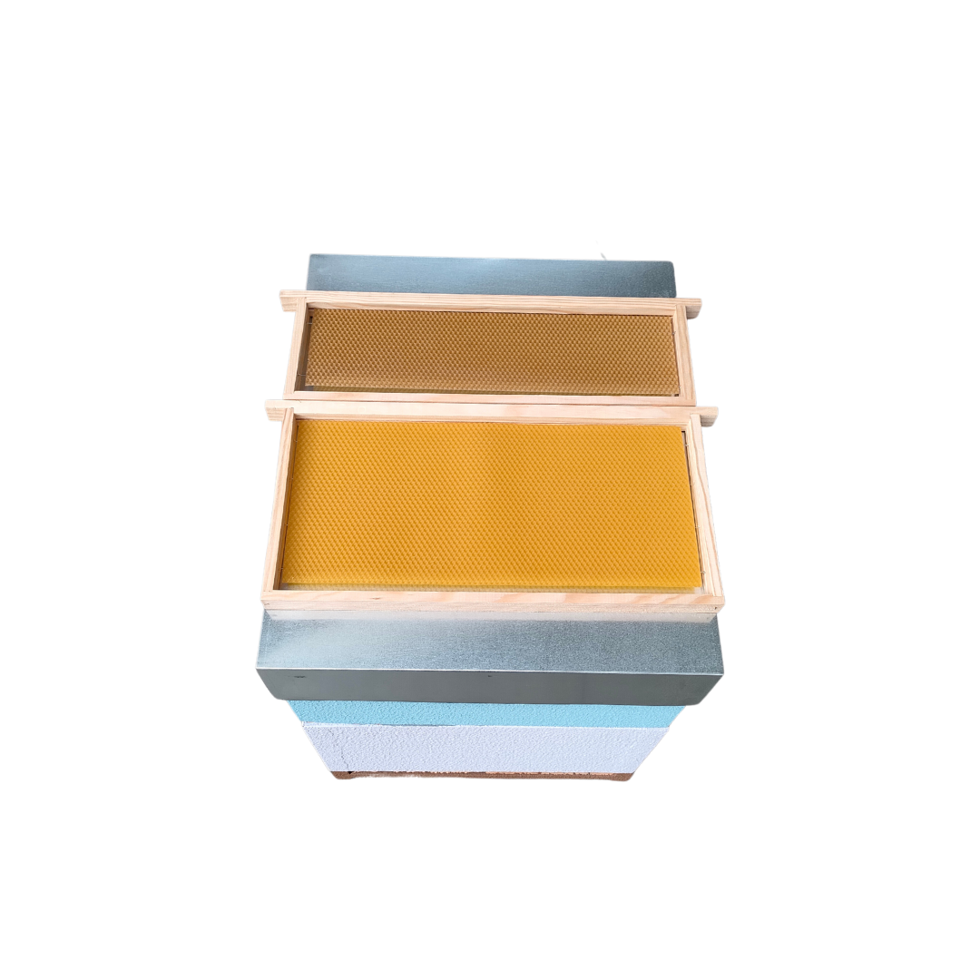 Colmeia Langstroth com 1/2 Alça com Cera