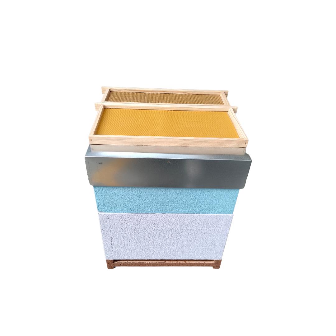 Colmeia Langstroth com 1/2 Alça com Cera