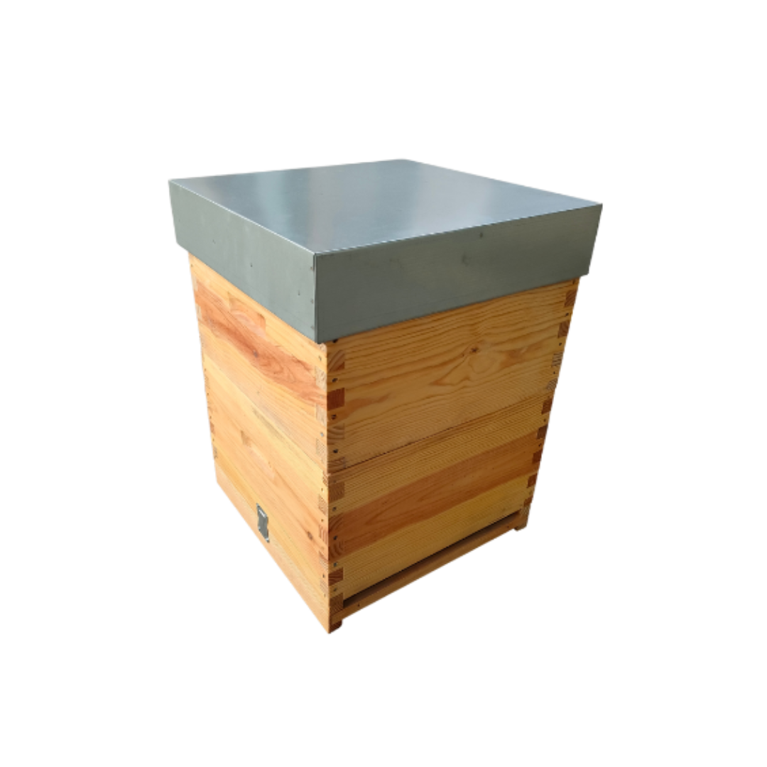 Maillet de ruche réversible 10Q+10Q avec plateforme sanitaire