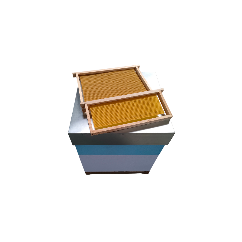 Colmeia Reversível com 1/2 Alça com Cera