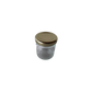 Frasco de vidro JGS 41 ml com tampa dourada – vista frontal
