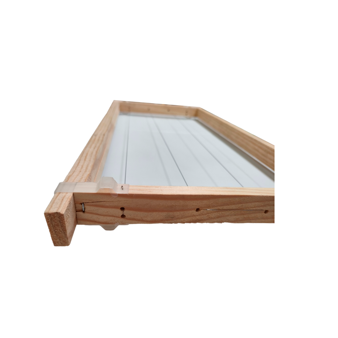 Quadro Langstroth para Ninho ou Alça com Separador Hoffman Simples