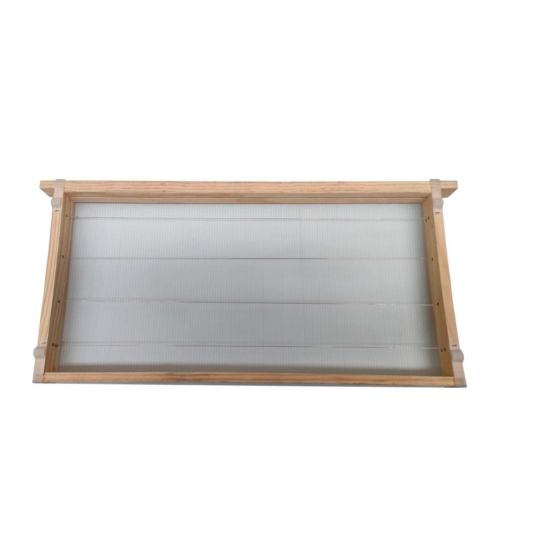 Quadro Langstroth para Ninho ou Alça com Separador Hoffman Simples